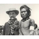 Mutassa a 1. számú kép: Aby Warburg egy pueblo indiánnal (internetes letöltés) képet